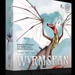 Wyrmspan Board Game by Stonemaier Games - Designed by Connie Vogelmann, Art by Clementine Campardou, 2-5 Players, Ages 14+, 60 Minutes