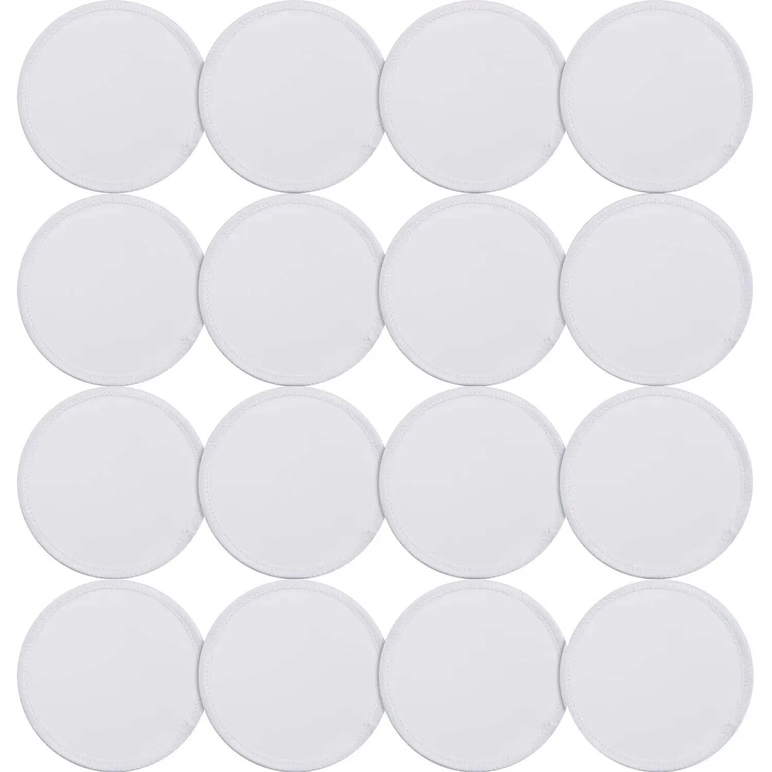 Round Sublimation Patch  Iron (White Border)