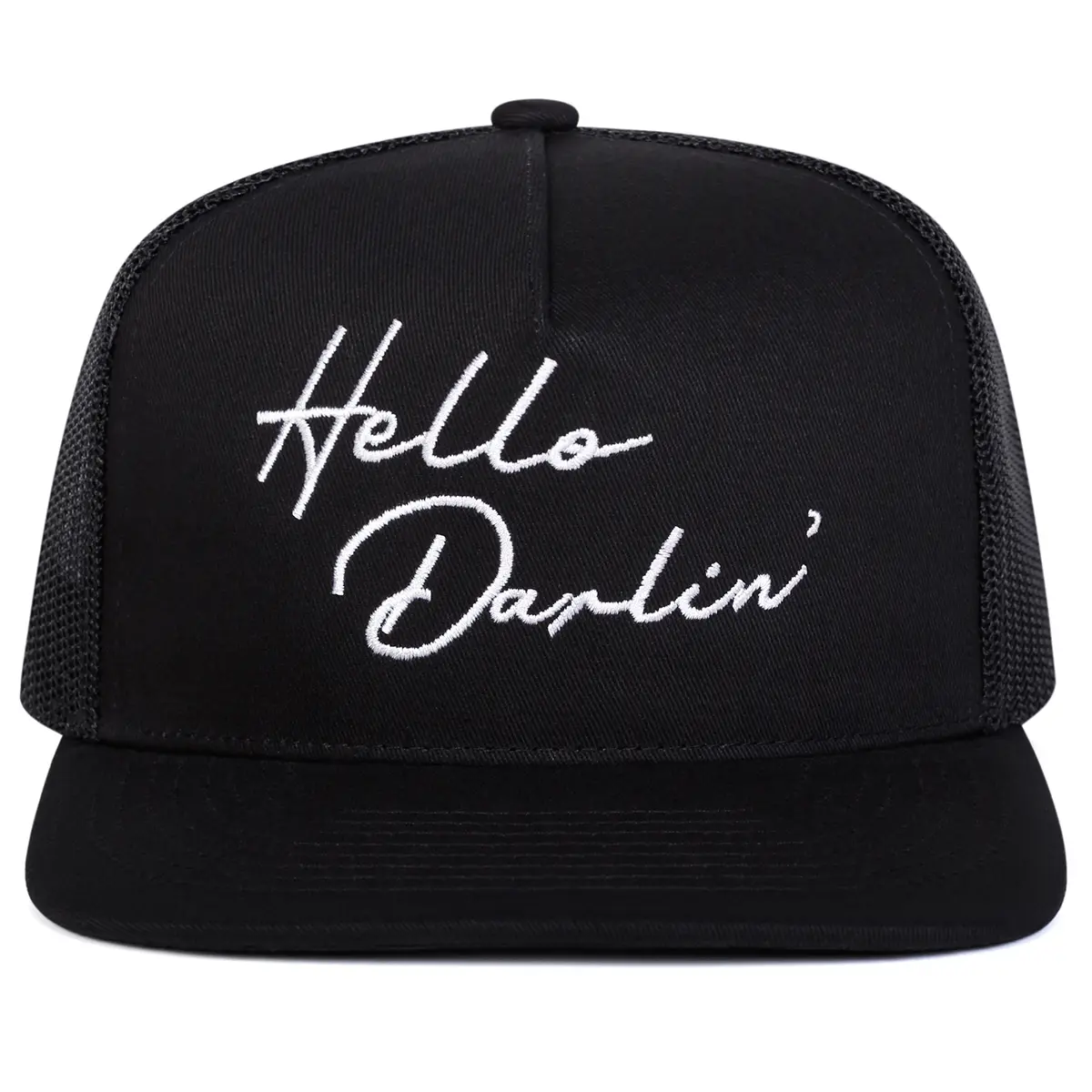”Hello Darlin "3D Embroidery |Street Style High end Adjustable Hip Hop Hat Sunscreen Leisure Hat Spring and Autumn Tourism Beach Vacation Hat trucker hat surf hats