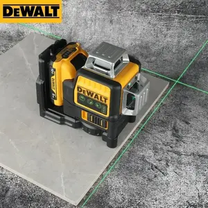 Dewalt NEW DW089LG 12 Lines 3 Sides*360 Degree Vertical 12V Lithium Battery Laser Level Horizontal Green Meter Outdoor leveling.