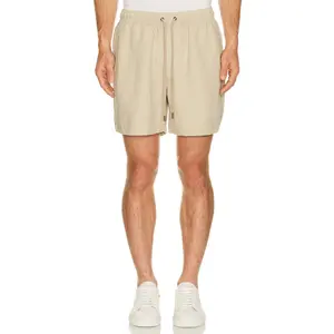 onia Air Linen Pull On Short 6" in Dune