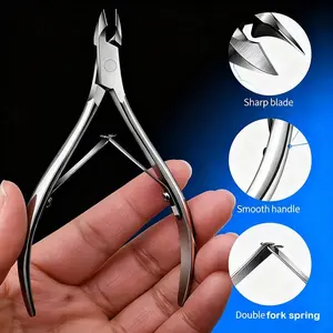 1/3/5 counts New Russian-style Cuticle Pusher, Double-ended Horseshoe-shaped Cuticle Pusher, Cuticle Exfoliator, Nail Care Metal