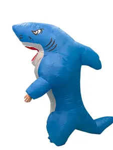 Shark Inflatable Costume Adult Size Hallween Costume Fancy Dress