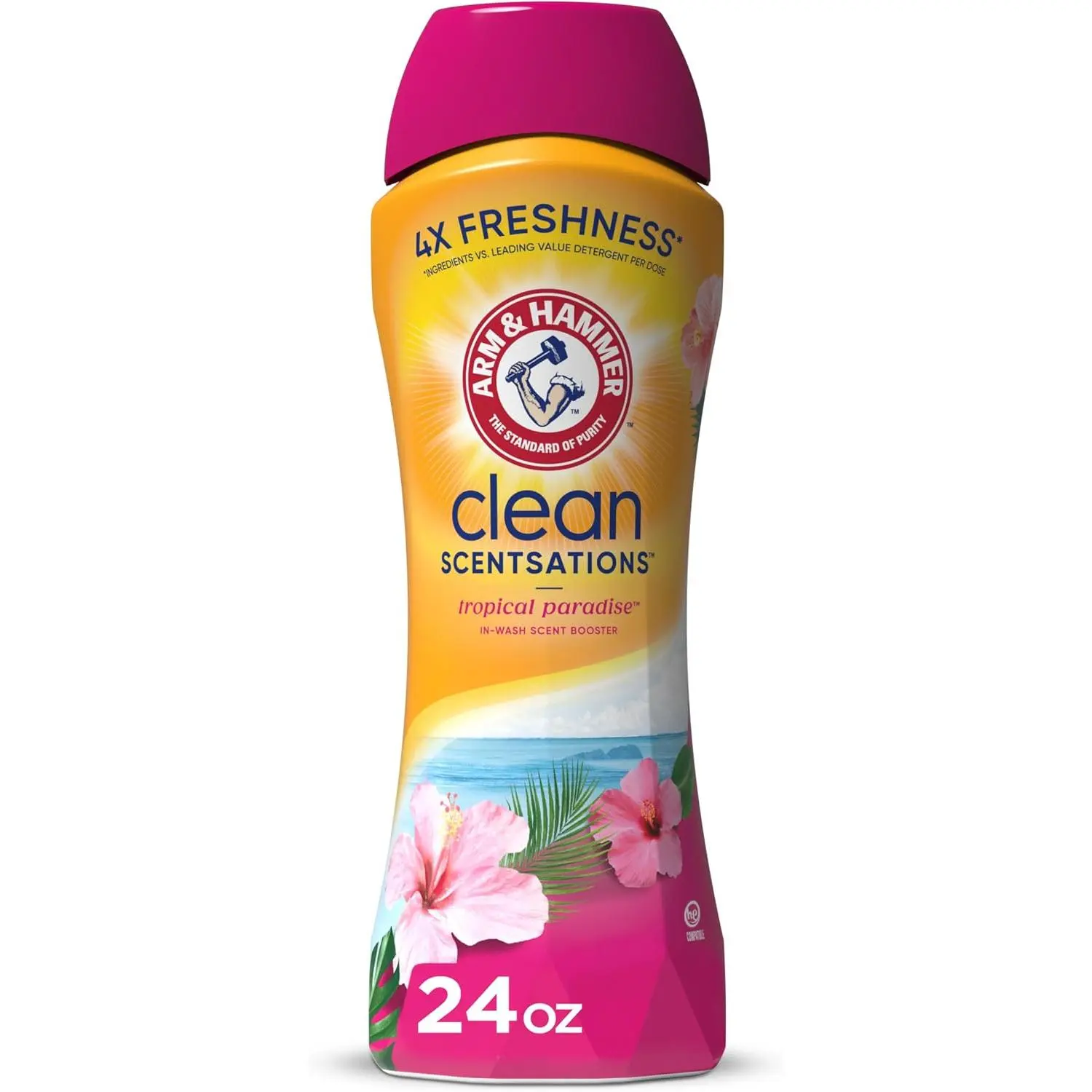 Arm & Hammer In-Wash Scent Booster, Tropical Paradise, 24 oz Laundry Fragrance