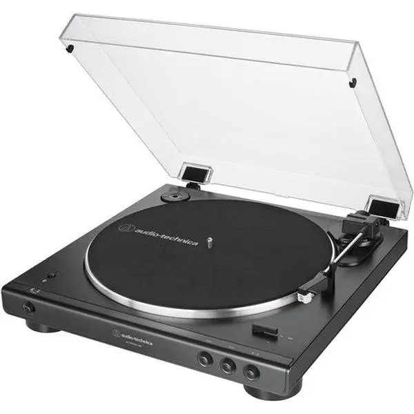 Audio-Technica Consumer AT-LP60XBT-USB-BK Fully Automatic Two-Speed Stereo Turntable with Bluetooth & USB (Black) (Open Box)