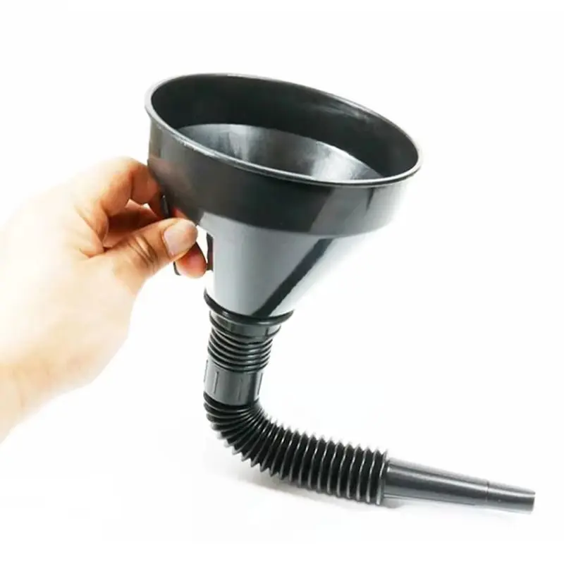 1Count 2-In-1 Refueling Funnel with Strainer Can Spout for Oil Water Fuel Petrol Diesel Gasoline for Auto Car Motorcycle Bike Truck ATV