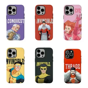 In-vin-cible Character Phone Case - Mark Grayson,Omni-Man & Eve Fan Art,for iPhone17 ProMax /16/15/14/13/12/11 Plus for Samsung phones, suitable for both men and women,  Perfect Gift for Women Men.A gift for the fans