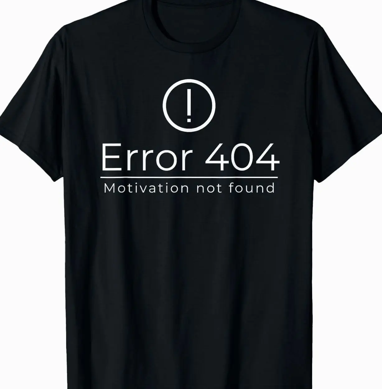 Funny 404 Error Motivation Not Found Programmer Vibe Coding T-Shirt 2MF