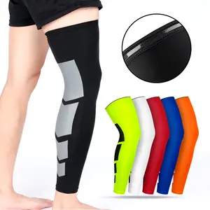 1Pcs Leg Full Leg Sleeve Long Knee Brace Knee Support Knee Supporter Sports Knee Sleeve Basketball Football Volleyball Cycling Men Women