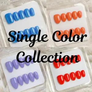 Press On Nails Single color simple edition