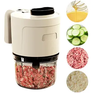 4in1 waterproof cordless electric vegetable slicer set handheld electric chopper garlic chopper food slicer electric hand mixer with blender for chopping dicing and pureeing