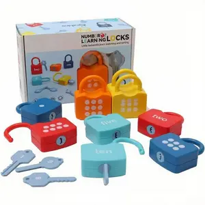 Number Lock & Key Toy –  Matching & Counting Game for Early Learning