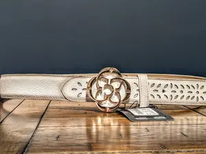 Cinturón para Dama Blanco Cuadra