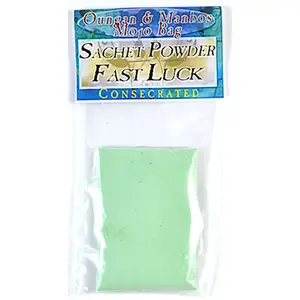 .5oz Fast Luck sachet powder consecrated