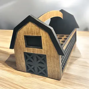 Barn Basket With Removable Egg Tray