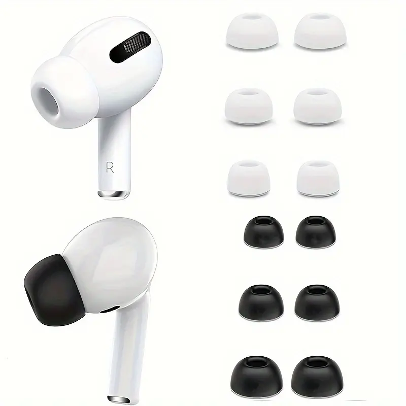 Replacement Tips for AirPods Pro, S/m/l Sizes, Noise-Canceling Design, Soft Silicone Material, Durable Protective Accessories, Protection