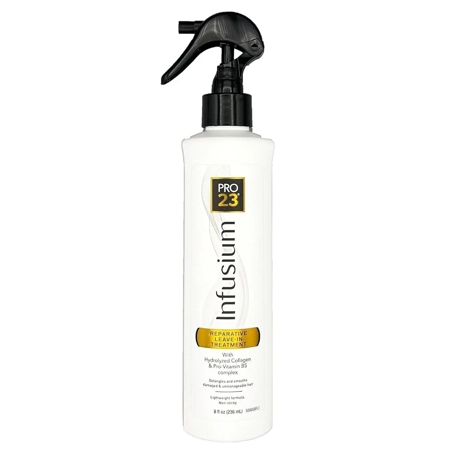InfusiumPro23 Leave-In Treatment Spray with Hydrolyzed Collagen & Pro Vitamin B5, Detangling & Strengthening for Glossy Hair, Moisturizing Haircare for Dry, Damaged & All Hair Types, Unisex, 8 oz, 8 Fl Oz, Strengthens