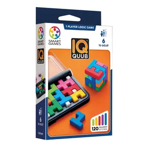 IQ Quub – 2-in-1 Travel Logic Puzzle & 3D Cube Building Game