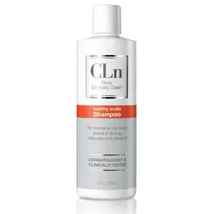 CLn Healthy Scalp Shampoo for Normal to Oily Scalps 8 fl oz Clinically Tested for Itching Folliculitis & Dandruff