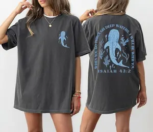 Comfort Colors Whale Shark T-shirt, Beachy Shirt, Shark Shirts, Jesus T-shirt, Beachy Tee, Beachy Tee, Christian Ocean Shirt, Coconut Girl