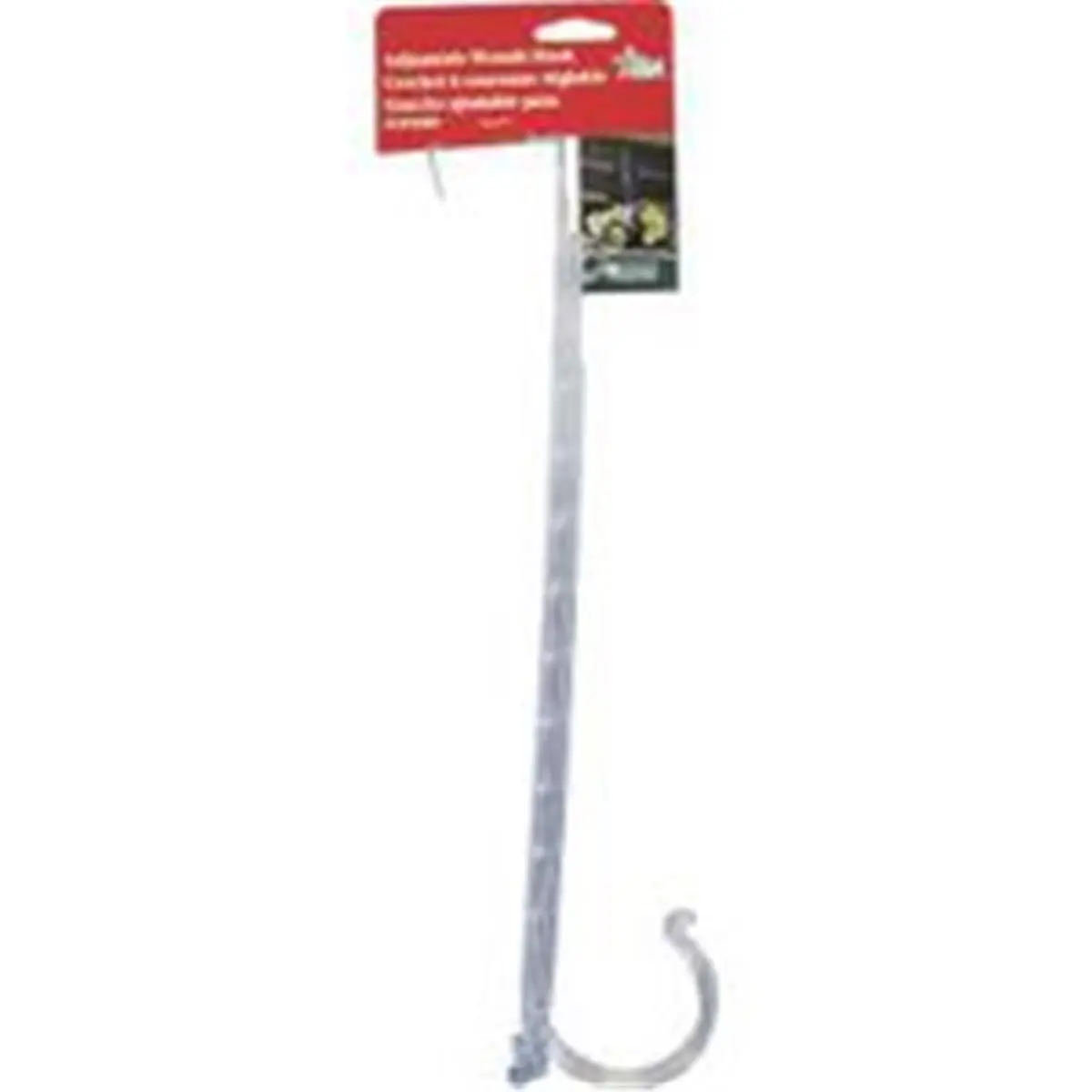 212 MAIN Adjustable Wreath Hook (9220-99-1740) - Pack of 12 Hanging Attachment Hooks & Rails, 14-24" Extendable Door Wreath Hanger Organiser with Sliding Lock, Hanging Storage Hooks & Rails, Extendable Rail