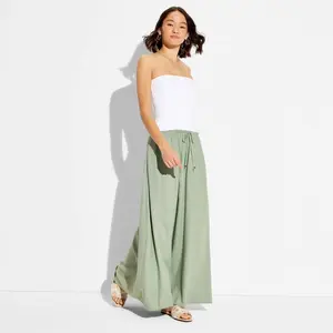 Women's Linen Maxi Full Skirt - Wild Fable