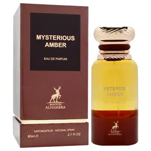 Maison Alhambra Mysterious Amber for Unisex Eau de Parfum Spray,  2.7 Ounce