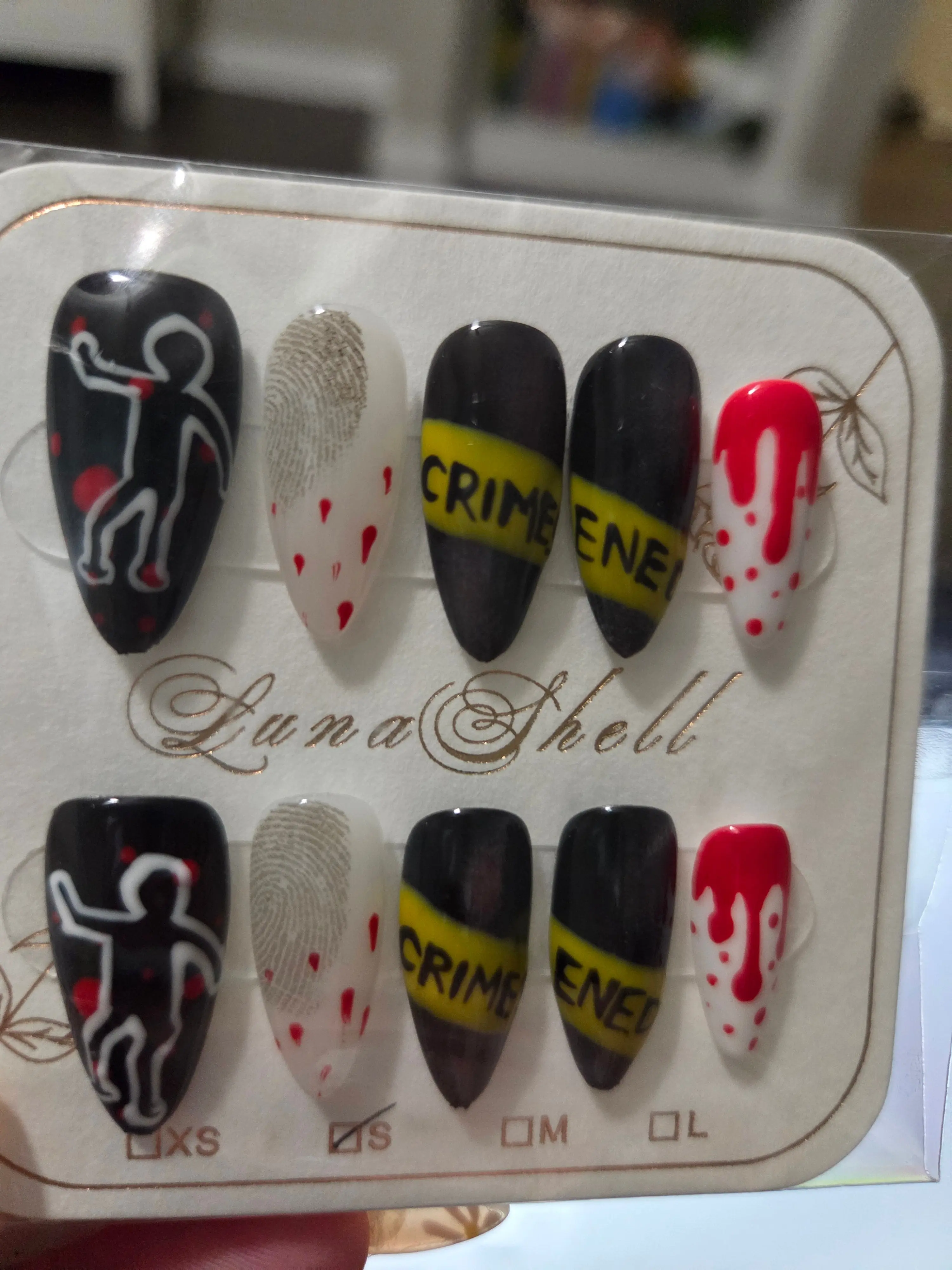 Crime Scene Press-On Nails Crime Scene Press-On Nails