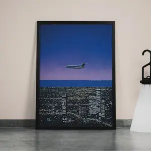 Hiroshi Nagai Vintage Framed Wall Art, Japanese Retro Poster, Wall Art Prints, Wall Decor Art Gift Framed /  Vintage Poster