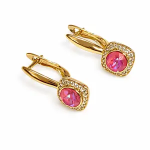 Pink earrings for every day wear