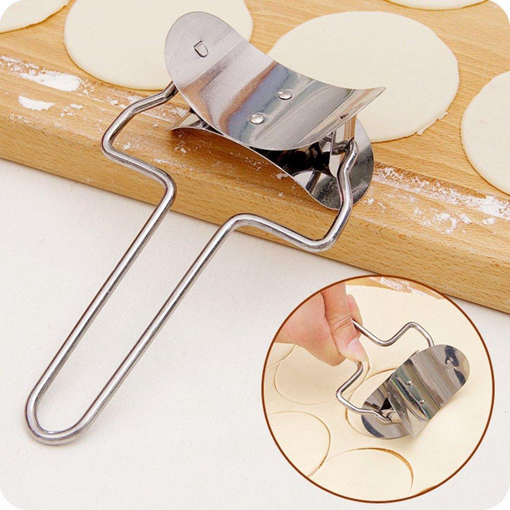 Dumpling Maker Tool Set | Easy Press Dumpling Mold for Home Cooking | 304 Stainless Steel Dumpling Wrapper Cutter | Perfect for Beginners, Family Meals & Kitchen DIY