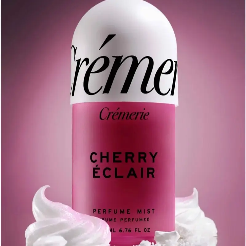 Women's 200ml Cherry Éclair EDC Fragrance Mist - Cream Undertone Body Spray, Cherry-Inspired Scent for Beauty & Personal Care, Cherry Eclair