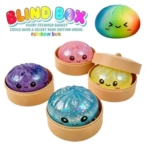 Extra Large Dumpling Squishy Stress Relief Toy, Soft TPR, Random Style, Valentine & Easter Gift for Kids