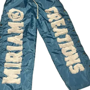 Miriam Blue Nylon Sweats  Menswear