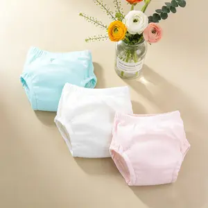 Baby Potty Training Diaper Pants Set, Newborn, Soft Skin-Friendly, Night Use, Washable Reusable, Ideal for New Parents, 3 Pieces, Reusable Diapers