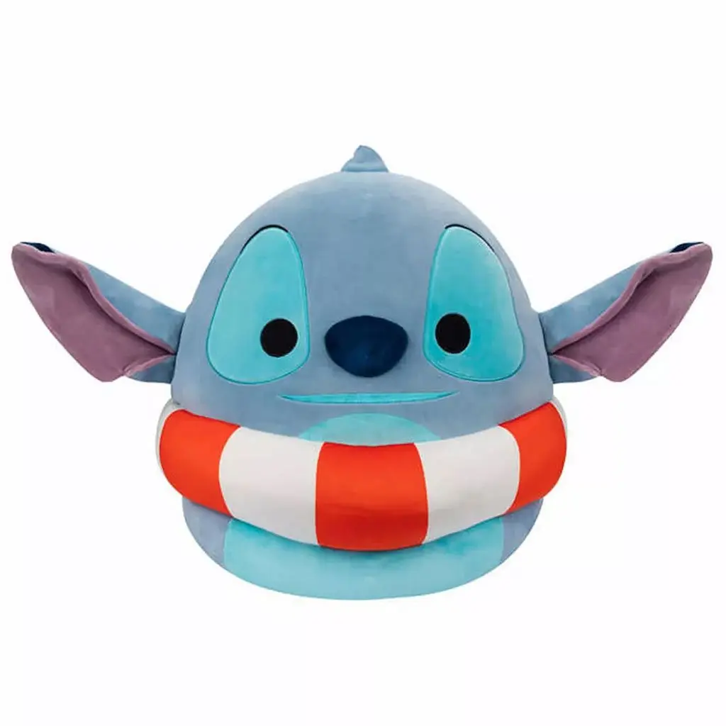 Squishmallows Disney Lilo and Stitch 8" Stitch Floaty Squeeze Ultra-Soft Plush Stuffed Animal, Unisex Cute Stuffies, Tropical Adventure Toys for Toddlers, Stuffed Animals