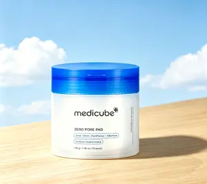 70 Sheets Medicube Zero Pore Exfoliating Pads Dual AHA BHA Gentle Skin Peel Reduce Breakouts Refine Pores Daily Facial Care