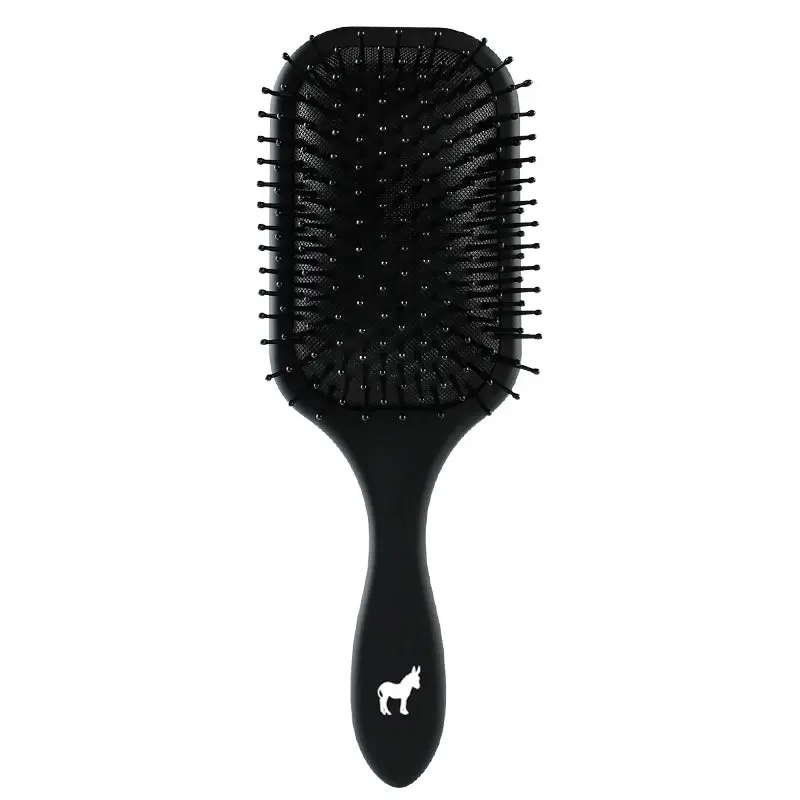 Paddle Detangling Hair Brush - Smooth, Glide, Detangle & Style Hair Without Tugging | Oversized Nylon Pins With Cushion Base | Anti-Static, Anti-Frizz Brush For Wet & Dry Hair | Long, Thick, Curly Hair