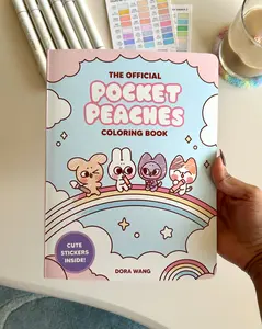 The Official Pocket Peaches Coloring Book by Dora Wang
