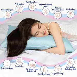 [KA GCG + Paragon Angel]  Copper Infused Pillowcase for Acne, Healthy Hair and Skin, Breathable, Washable