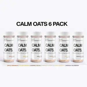 6 Pack Presta Wellness Calm Instant Oats - Relax - Chamomile - Ready in 5 minutees