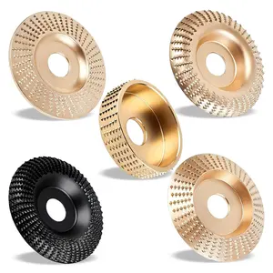 Angle Grinder Wood Carving Grinding Disc Set| 4" or 4 1/2" Wood Shaping Wheels for Stump Grinders| 5/8 inch Arbor| High-Speed Wood Grinding & Polishing Accessory Kit