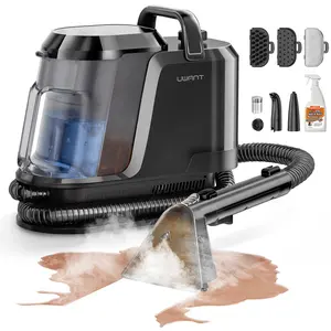 UWANT Portable Steam Carpet Cleaner with 212°F Steam & 140°F Hot Water Mode, 18kPa Suction Upholstery Spot Cleaner for Car，Couch, Mattress, Pet Stains & Professional Deep Cleaning