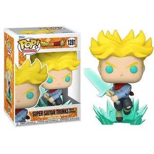 Funko Pop! Super Saiyan Trunks w/ Sword Dragon Ball Super 1281 Vinyl Figure in PopShield Protector