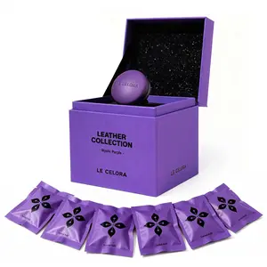 LECELORA Car Air Freshener Diffuser - Premium Leather Vent Clip Car Gift for Men & Women, 180+ Day Long Lasting Scent, Auto Air Freshener-Velours Nocturne