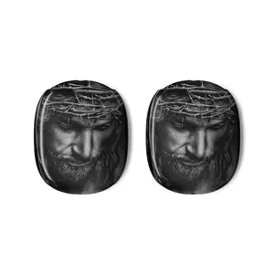 Jesus Cross Pattern – Christian Aesthetic AirPods Max Case, Compatible with AirPods Max, Soft Silicone Shockproof Protective Headphone Cover