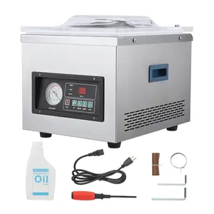 【GARVEE】Chamber Vacuum Sealer Machines Available in Sizes 10.2 to 13 inches with Pump Rates 3.5 to 6.5 m³/h, Featuring Automatic Control and Stainless Steel Build, Ideal for Household and Commercial Food Preservation