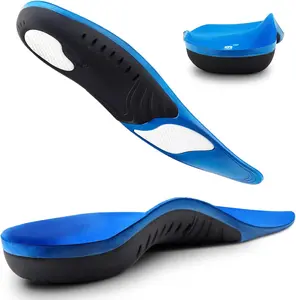 Plantar Fasciitis Insoles, High Arch Support Shoe Inserts Men Women, Orthotics Gel Running Insoles for Flat Feet - Arch Pain - Pronation - Metatarsalgia Pain Relief Heavy Duty Support(Trim to Fit)