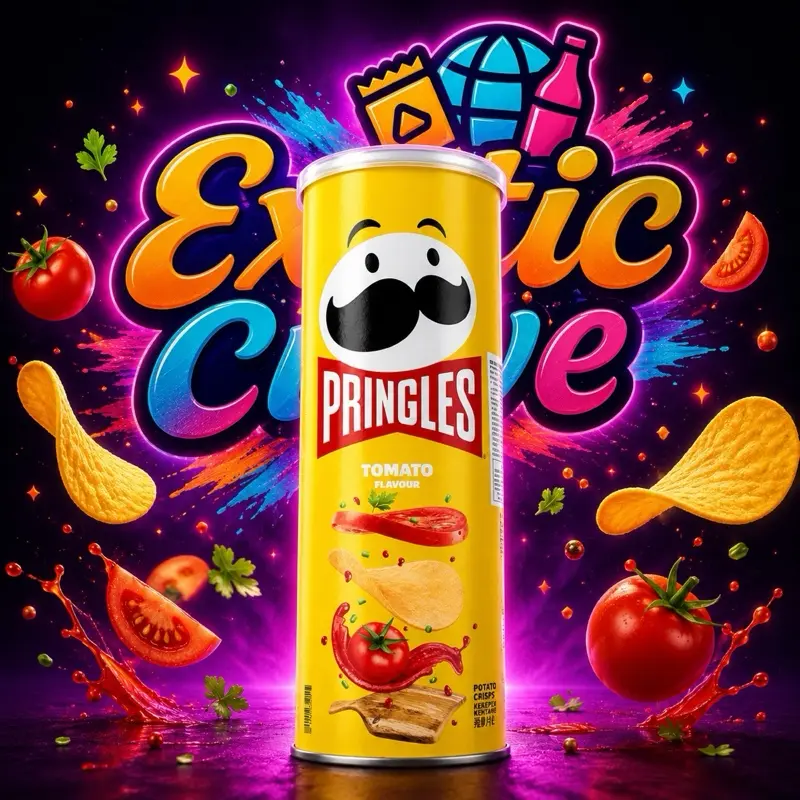 Pringles Tomato Flavour Potato Crisps