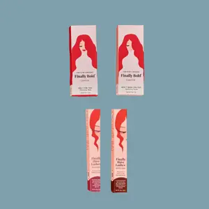 How to be a Redhead Lash & Lip Kit - Redhead Makeup Set with Mascara, Lipsticks & Custom Cosmetic Bag - Limited Edition